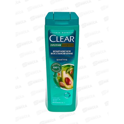 CLEAR шампунь 400мл Комплексное восстановление  *12/6