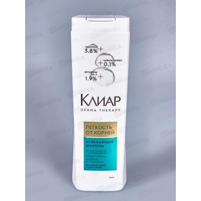 CLEAR шампунь 380мл DRM TRP Легкость от корней  *12/6