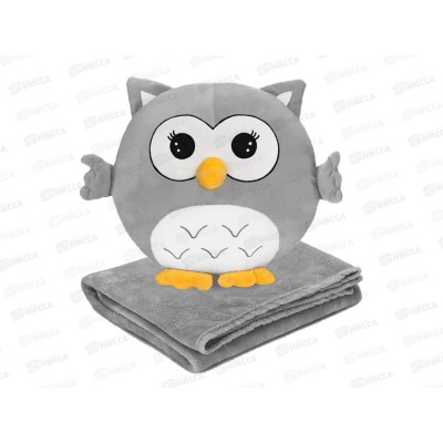 Совёнок серый, плед 30см, 215220-30-С Maxitoys Совёнок серый, плед 30см, 215220-30-С Maxitoys