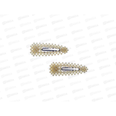 Зажим  д/волос &quotFiona-Tор" белый 789-322