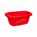 Таз 27л пластмассовый овальный красный ИНТ *10 Таз 27л пластмассовый овальный красный ИНТ *10