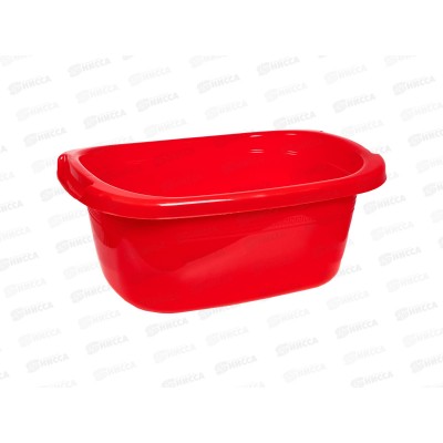 Таз 27л пластмассовый овальный красный ИНТ *10 Таз 27л пластмассовый овальный красный ИНТ *10