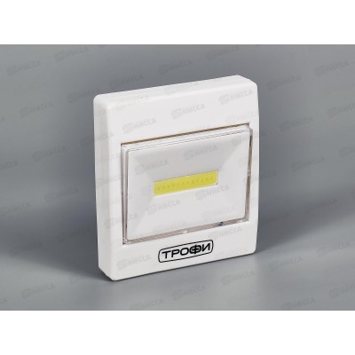 Фонарь ТРОФИ SB-102 с подсветкой, белый, пушлайт, 3*AAA *24/144 Фонарь ТРОФИ SB-102 с подсветкой, белый, пушлайт, 3*AAA *24/144