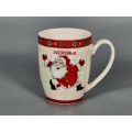 Кружка 340мл Дед Мороз пожелания керамика 70109 *48 Кружка 340мл Дед Мороз пожелания керамика 70109 *48