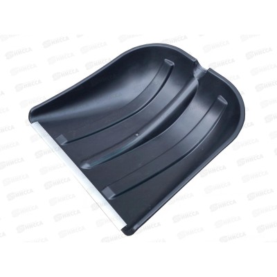 Лопата снеговая ПАМИР 410*415мм, с алюминиевой планкой, без черенка *10