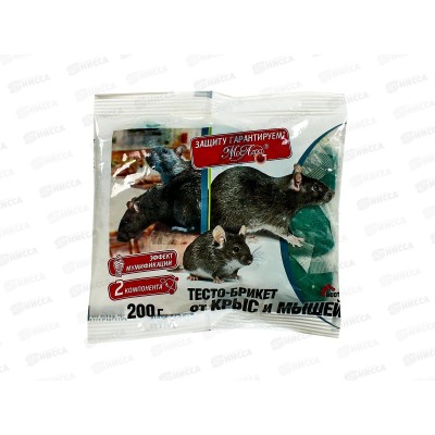 Веста тесто-брикет от крыс и мышей 200г *30 МосАгро Веста тесто-брикет от крыс и мышей 200г *30 МосАгро