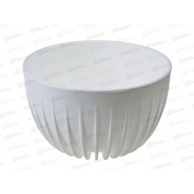 Горшок для цветов Миска Сигма 4,5л Белый (с вкладкой) д.24, h14,5 Горшок для цветов Миска Сигма 4,5л Белый (с вкладкой) д.24, h14,5