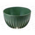 Горшок для цветов Миска Сигма 4,5л Нефрит (с вкладкой) д.24, h14,5 Горшок для цветов Миска Сигма 4,5л Нефрит (с вкладкой) д.24, h14,5