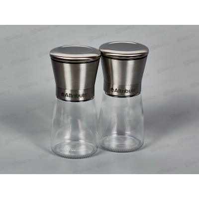 Набор мельниц для специй Spice Steel 2шт AGS358 Набор мельниц для специй Spice Steel 2шт AGS358