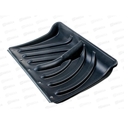 Лопата снеговая 465*340мм &quotКрепыш-№2&quot пласт., оцинк.планка, б/ч *5