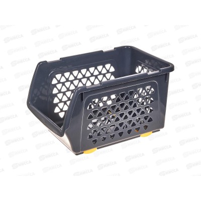 Ящик для овощей 10л Графитовый ИНТ*11 Ящик для овощей 10л Графитовый ИНТ*11