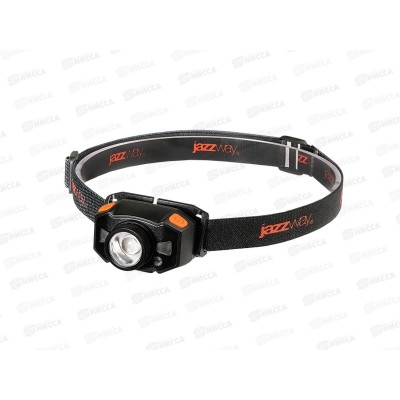Фонарь JAZZway аккумуляторный налобный, AccuH1-L5WZ-og, Li-Pol 800мАч *12/48