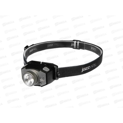 Фонарь JAZZway аккумуляторный налобный, AccuH1-L5WZ-bk, Li-Pol 800мАч *12/48