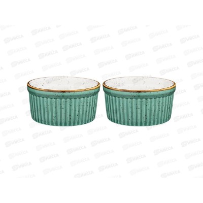 Набор розеток Bronco Nature 2шт 8*4см 120мл Мятный 263-1134 *36