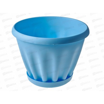 Горшок Знатный D270мм 6,7л с/подст Голубой М304Г *15 Горшок Знатный D270мм 6,7л с/подст Голубой М304Г *15