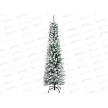 Ель 180см ПВХ снежная узкая 385-350 г