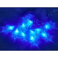 Гирлянда 2м &quotСнежинка&quot  10LED голубой, тип питания от батареек 381-322 г