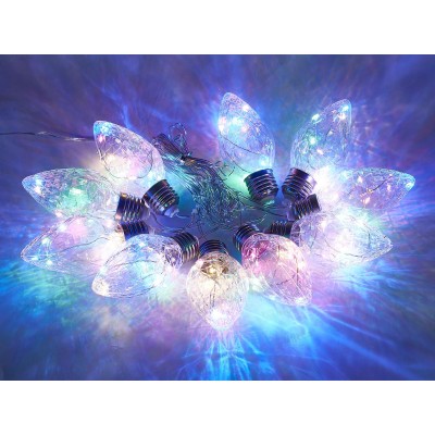 Гирлянда 4м &quotХрустальная сосулька&quot 80LED мульти 381-319 г