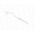 Гирлянда 2,5*0,3*0,5*0,7м электрическая бахрома с сосульками 80LED шампань 382-088 г