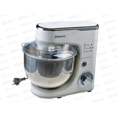 Миксер электрический SА-6332W 1300Вт чаша 5,0 литра