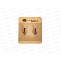 Серьги п/зол. п/сер со страз. "Itafana" №9871 Серьги п/зол. п/сер со страз. "Itafana" №9871