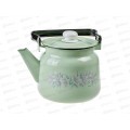 Чайник 2,3л декорированный салатовый с пластмассовой кнопкой С2714.3С Чайник 2,3л декорированный салатовый с пластмассовой кнопкой С2714.3С