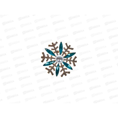 Брошь &quotЗимняя сказка-Волшебная снежинка&quot 546-095