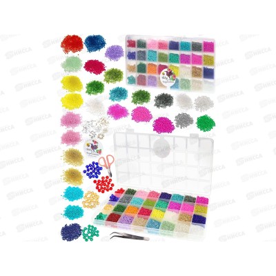 Набор для бисероплетения (26х13,5х2,3см, 32 вида бисера) БИС-2604 *10 Набор для бисероплетения (26х13,5х2,3см, 32 вида бисера) БИС-2604 *10