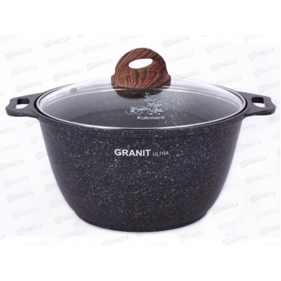 Кастрюля 2,0л Granit ultra blue со стеклянной крышкой АП кгг22а