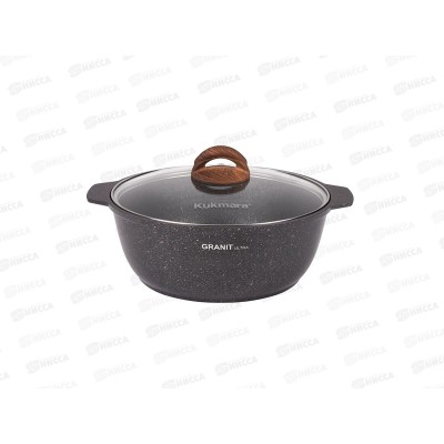 Кастрюля жаровня 5,0л Granit ultra original со стеклянной крышкой жго52а Кастрюля жаровня 5,0л Granit ultra original со стеклянной крышкой жго52а