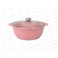Кастрюля жаровня 4,0л Trendy style rose ж41tsr крышка стекло Кастрюля жаровня 4,0л Trendy style rose ж41tsr крышка стекло