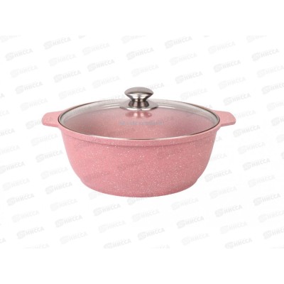 Кастрюля жаровня 4,0л Trendy style rose ж41tsr крышка стекло Кастрюля жаровня 4,0л Trendy style rose ж41tsr крышка стекло