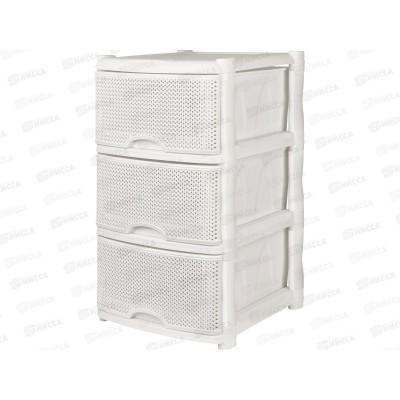 Комод универсальный Natural Style 3 секции, белое облако  BQ378312048 *1