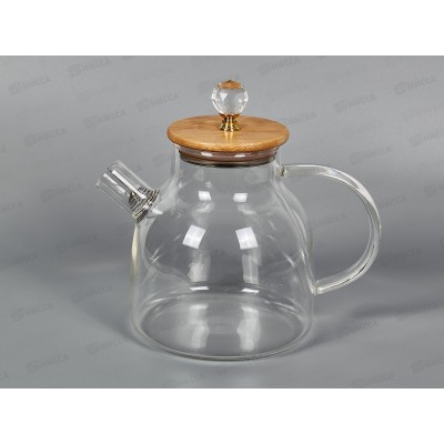 Чайник заварочный 1200мл с бамбуковой крышкой 120-125 *12/8 Чайник заварочный 1200мл с бамбуковой крышкой 120-125 *12/8