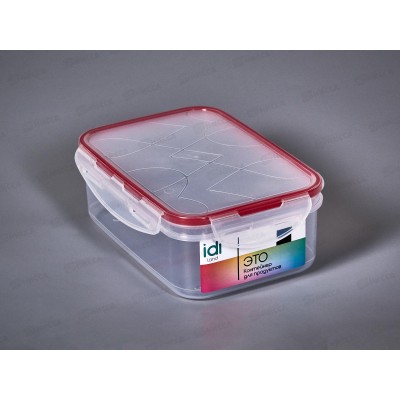 Контейнер для продуктов &quotModena&quot прямоугольный 1л с защелками 221111106/03