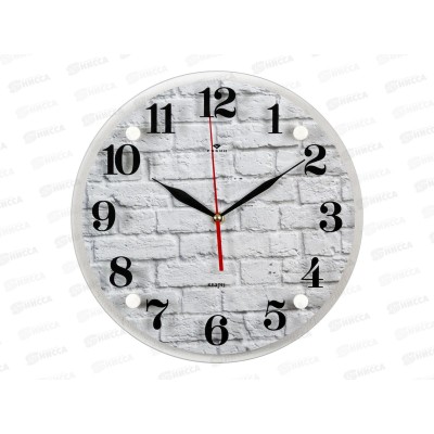 Часы настенные "21 Век" 3030-004 Кирпичи Часы настенные "21 Век" 3030-004 Кирпичи
