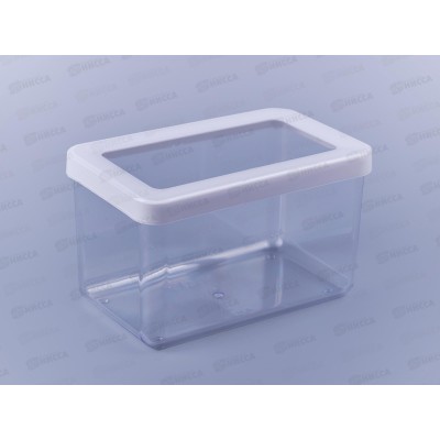 Емкость для сыпучих продуктов 1,1л СТЕП Белый М1296 *12 Емкость для сыпучих продуктов 1,1л СТЕП Белый М1296 *12