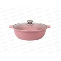Кастрюля-жаровня 3,0л Trendy style ж31tsr rose крышка стекло Кастрюля-жаровня 3,0л Trendy style ж31tsr rose крышка стекло