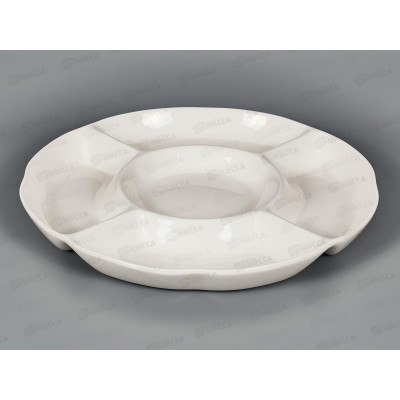 Менажница &quotМаршмеллоу&quot 29*29*3см (фарфоровая), 0530248  *5/20