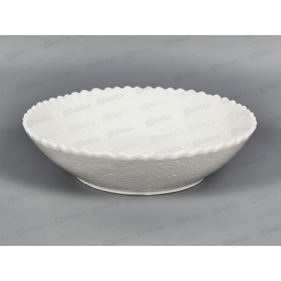 Салатник &quotМаршмеллоу&quot v=1700мл 26,5*26,5*6,5см (фарфоровый), 0530289 *4/16