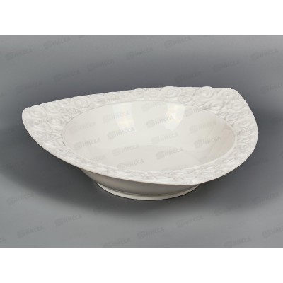 Салатник &quotМаршмеллоу&quot v=750мл 25,5*25,5*5,7см (фарфоровый), 0530296 *5/20