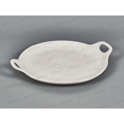 Блюдо &quotМаршмеллоу&quot 23*19,5*2см (фарфор), 0530320  *6/24