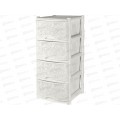 Комод 4-х секционный&quotKeeplex Flori&quot белое облако KL377112048