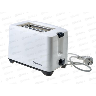 Тостер SA-7609W 750Вт подогрев белый Тостер SA-7609W 750Вт подогрев белый