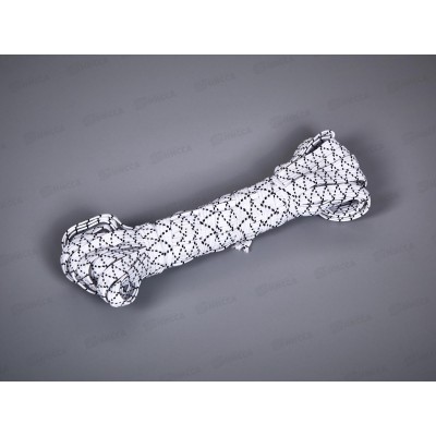 Резинка бельевая 8мм продежка белая с черной нитью 10м *20 Резинка бельевая 8мм продежка белая с черной нитью 10м *20