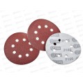 Круг абразивный шлифовальный  под липучку с перфорацией 125мм Р100 5шт ON