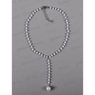 Кулон &quotОлимпия&quot с жемчугом 32см белый 4445549
