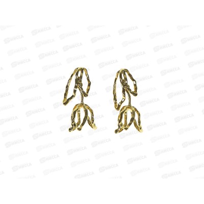 Серьги &quotЭллоди&quot тюльпаны 687-390