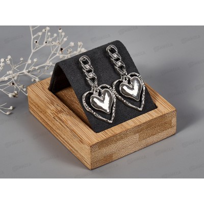 Серьги &quotЭллоди&quot сердечки 687-394