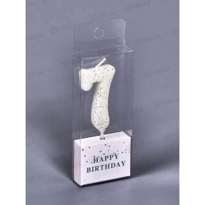 Свечи для торта &quotФактура цифра 7&quot 4,6см 448-374